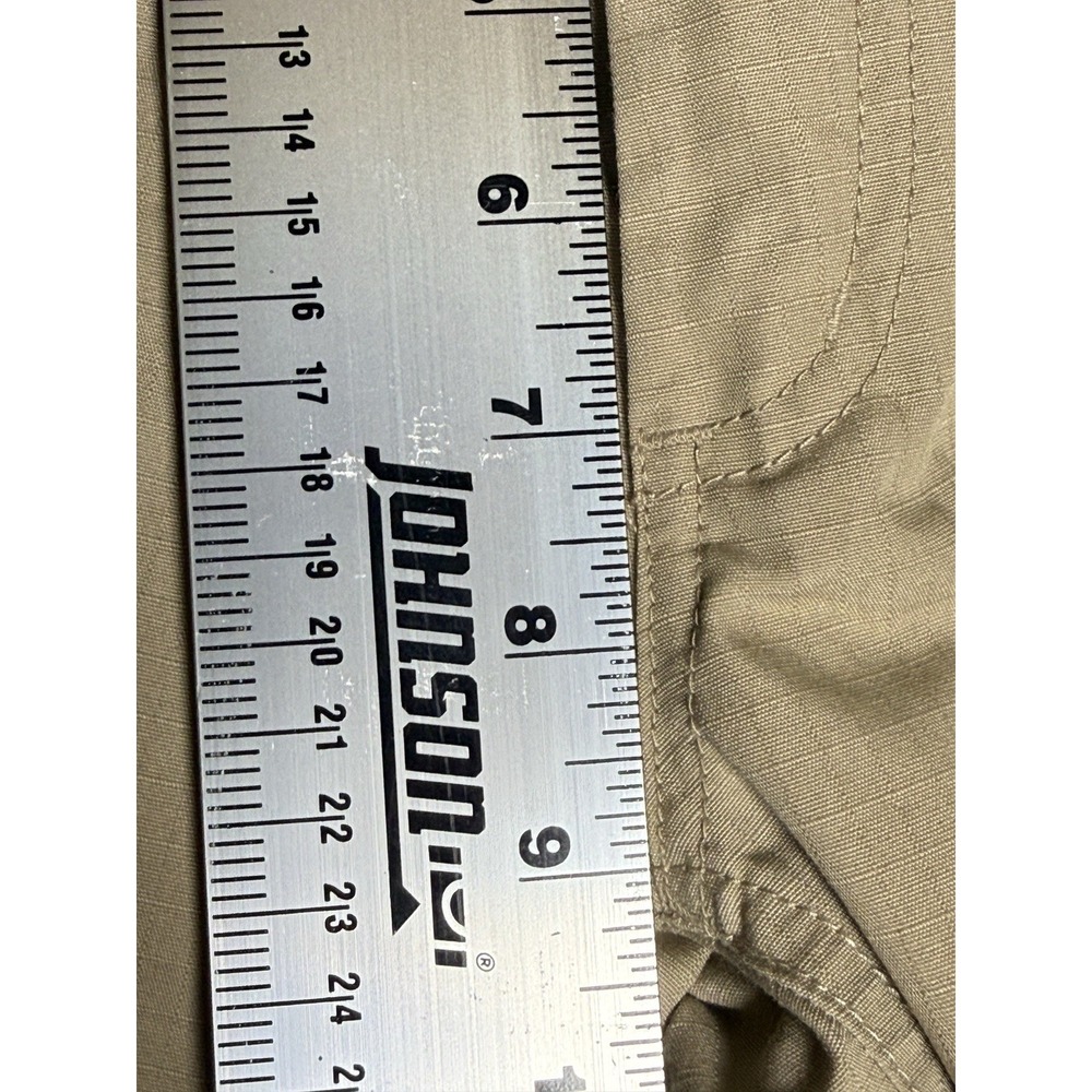 LAPG khaki Stretch Ops Tactical Pants cargo woman's fade resistant Size 8 long - Picture 11 of 16